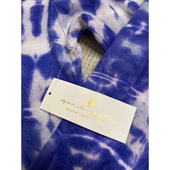 Spiritual Gangster Aloha Vibes Tie dye crew Sweater Savasana, size xl, MSRP $88 - Picture 2 of 11